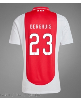Ajax Steven Berghuis #23 Tricou Fotbal Replică 2024-25 Barbati Acasa